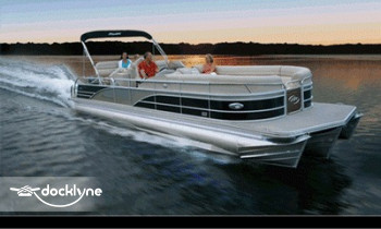 PONTOONS THILLER RIDER boat rental operation on Lake Geneva, WI 1